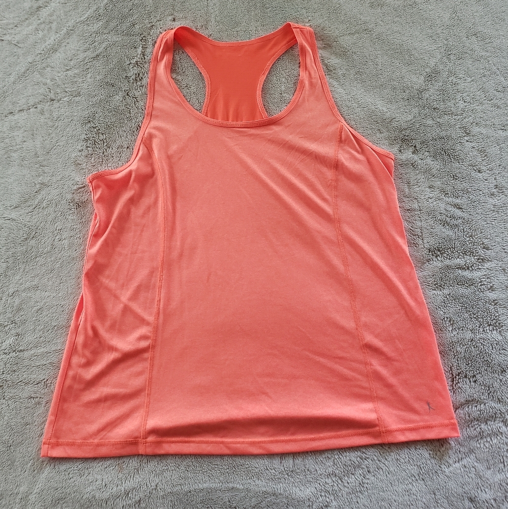 Orange lightweight workout shirt